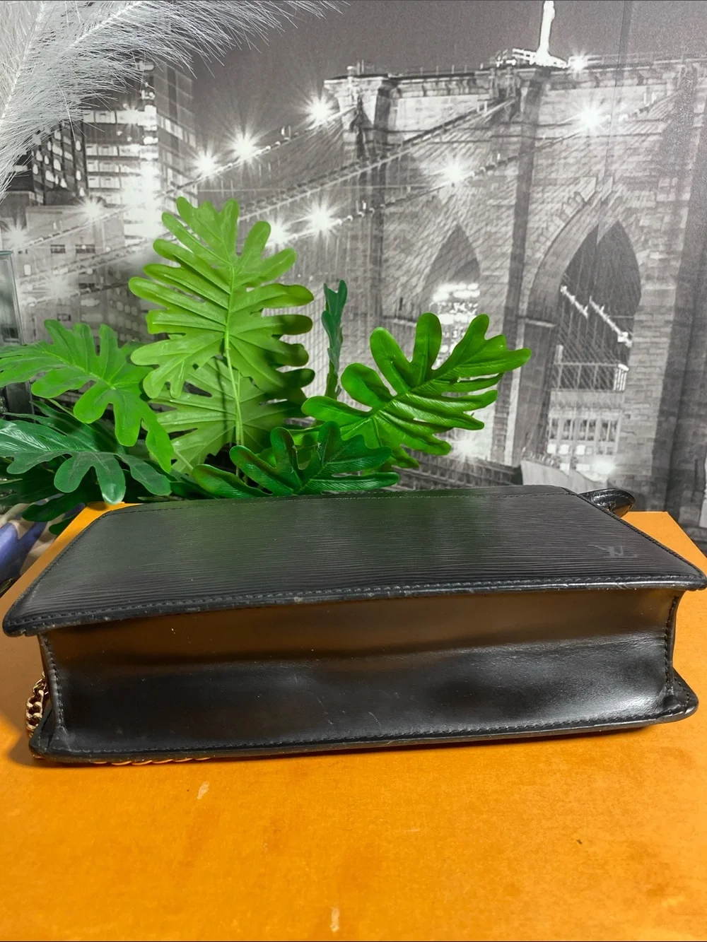 Authentic Rare Louis Vuitton Vintage Black Epi Leather Bag